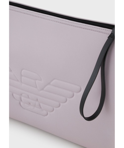 EMPORIO ARMANI（エンポリオアルマーニ）の「【エンポリオ アルマーニ】ポーチ ラージ（ポーチ・メンズ・ピンク/ブルー/グリーン系その他2・FREE）」の9枚目の写真
