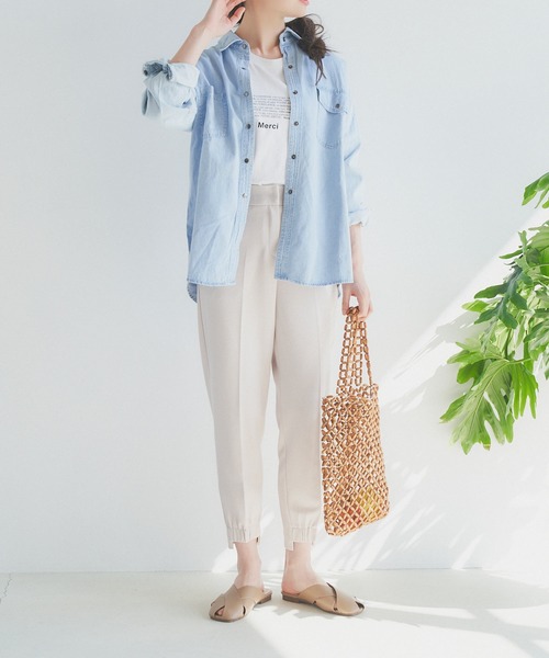 リメイクライクデニムシャツ（シャツ/ブラウス）｜Isn't She