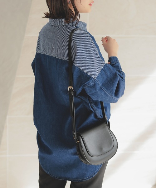 リメイクライクデニムシャツ（シャツ/ブラウス）｜Isn't She