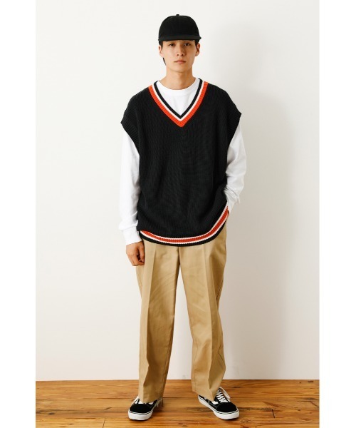 RODEO CROWNS WIDE BOWL（ロデオクラウンズワイドボウル）の「MENS Private Ivy ワイドチノパンツ（チノパンツ・メンズ・ベージュ/ネイビー/ダークグリーン・LARGE/MEDIUM）」の8枚目の写真