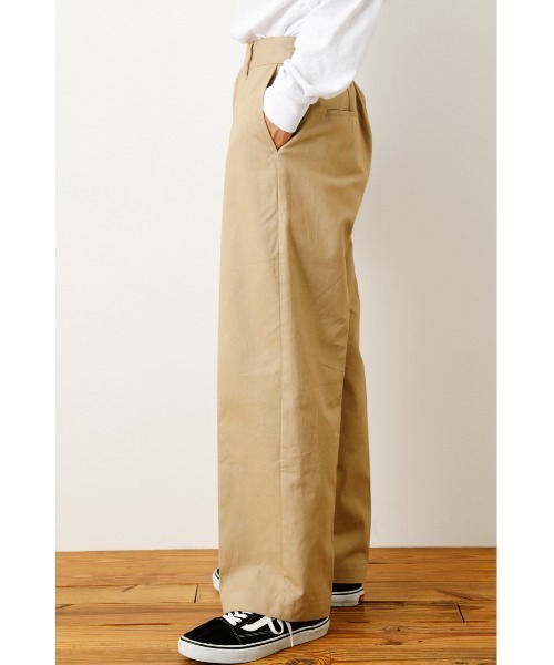 RODEO CROWNS WIDE BOWL（ロデオクラウンズワイドボウル）の「MENS Private Ivy ワイドチノパンツ（チノパンツ・メンズ・ベージュ/ネイビー/ダークグリーン・LARGE/MEDIUM）」の13枚目の写真