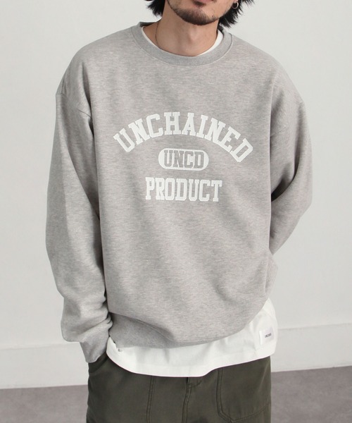 UNCORD（アンコード）の「【UNCORD】　CLASSIC COLLEGE LOGO SWEAT/クラシックカレッジロゴスウェットトレーナー（スウェット・メンズ・ブラック/ブルー/グリーン/グレー/オートミール・LARGE/MEDIUM/X-LARGE）」の21枚目の写真