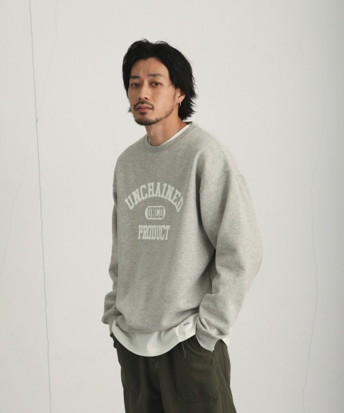 UNCORD（アンコード）の「【UNCORD】　CLASSIC COLLEGE LOGO SWEAT/クラシックカレッジロゴスウェットトレーナー（スウェット・メンズ・ブラック/ブルー/グリーン/グレー/オートミール・LARGE/MEDIUM/X-LARGE）」の12枚目の写真