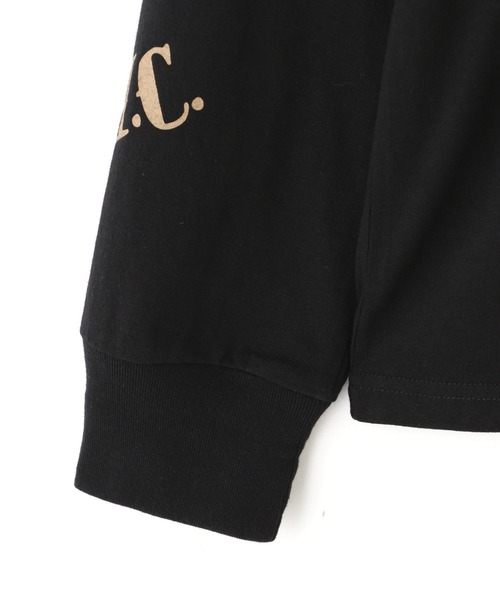 schott（ショット）の「Schott/ショット/VARIETY LS T-SHIRT/バラエティ　ロングスリーブ　Tシャツ（Tシャツ/カットソー・メンズ・ホワイト/ブラック・2XL/M/L/XL）」の12枚目の写真