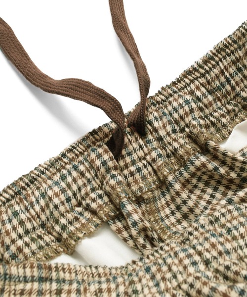 GLAZOS（グラソス）の「チェックシェフパンツ（その他パンツ・キッズ・ブラウン/ベージュ・150cm/140cm/160cm/170cm）」の9枚目の写真