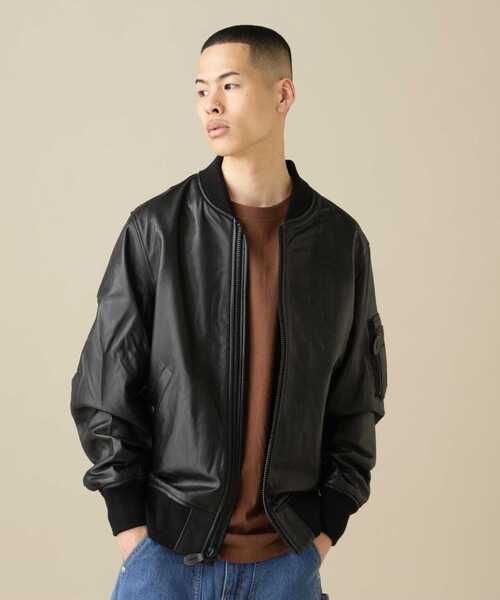 AVIREX(アヴィレックス)の「【WEB&DEPOT限定】LEATHER TYPE MA-1 LINING PIN UP / レザー タイプ MA-1 ライニング ピンナップ / AVIREX / アヴィレックス(MA-1・レディース・ブラック/その他6・2XL/L/M/XL)」の9枚目の写真