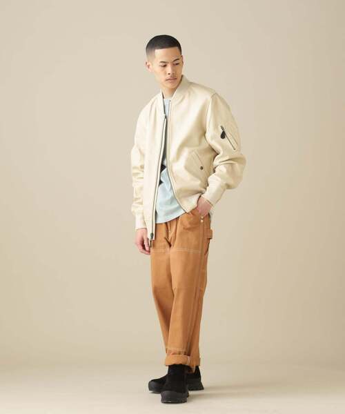 AVIREX(アヴィレックス)の「【WEB&DEPOT限定】LEATHER TYPE MA-1 LINING PIN UP / レザー タイプ MA-1 ライニング ピンナップ / AVIREX / アヴィレックス(MA-1・レディース・ブラック/その他6・2XL/L/M/XL)」の16枚目の写真