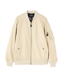 【WEB&DEPOT限定】LEATHER TYPE MA-1 LINING PIN UP / レザー タイプ MA-1 ライニング ピンナップ / AVIREX / アヴィレックス