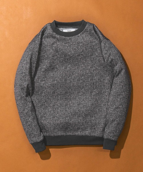 URBAN RESEARCH ROSSO MEN（アーバンリサーチロッソメン）の「『XLサイズあり』『抗菌/防臭』セーターフリースプルオーバー（スウェット・メンズ・ネイビー/グレー/ブラック/チャコールグレー・SMALL/MEDIUM/LARGE/X-LARGE）」の3枚目の写真