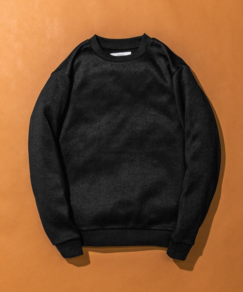 URBAN RESEARCH ROSSO MEN（アーバンリサーチロッソメン）の「『XLサイズあり』『抗菌/防臭』セーターフリースプルオーバー（スウェット・メンズ・ネイビー/グレー/ブラック/チャコールグレー・SMALL/MEDIUM/LARGE/X-LARGE）」の2枚目の写真