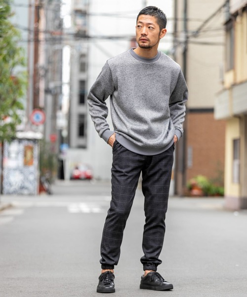 URBAN RESEARCH ROSSO MEN（アーバンリサーチロッソメン）の「『XLサイズあり』『抗菌/防臭』セーターフリースプルオーバー（スウェット・メンズ・ネイビー/グレー/ブラック/チャコールグレー・SMALL/MEDIUM/LARGE/X-LARGE）」の5枚目の写真