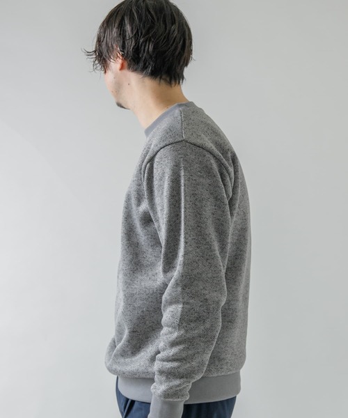 URBAN RESEARCH ROSSO MEN（アーバンリサーチロッソメン）の「『XLサイズあり』『抗菌/防臭』セーターフリースプルオーバー（スウェット・メンズ・ネイビー/グレー/ブラック/チャコールグレー・SMALL/MEDIUM/LARGE/X-LARGE）」の11枚目の写真