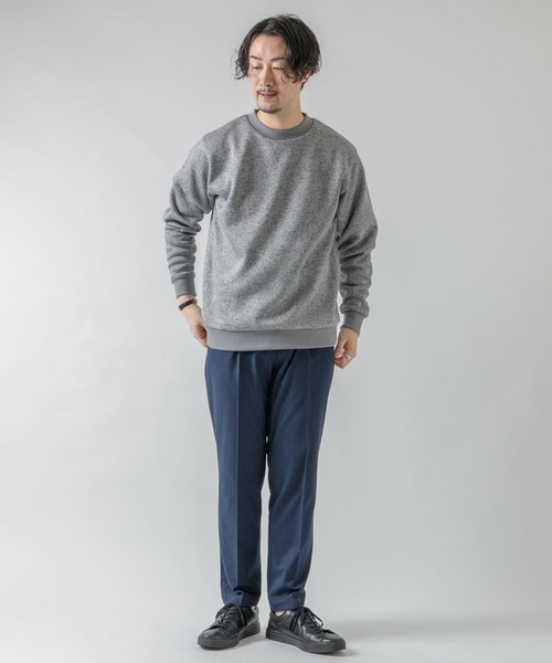 URBAN RESEARCH ROSSO MEN（アーバンリサーチロッソメン）の「『XLサイズあり』『抗菌/防臭』セーターフリースプルオーバー（スウェット・メンズ・ネイビー/グレー/ブラック/チャコールグレー・SMALL/MEDIUM/LARGE/X-LARGE）」の13枚目の写真