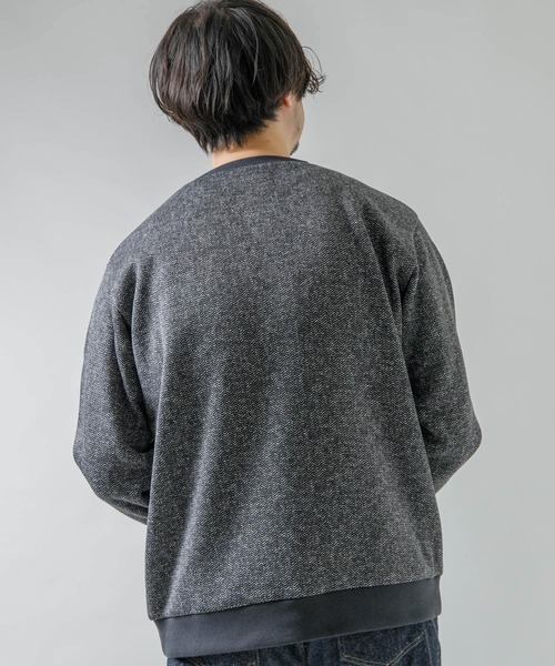 URBAN RESEARCH ROSSO MEN（アーバンリサーチロッソメン）の「『XLサイズあり』『抗菌/防臭』セーターフリースプルオーバー（スウェット・メンズ・ネイビー/グレー/ブラック/チャコールグレー・SMALL/MEDIUM/LARGE/X-LARGE）」の20枚目の写真