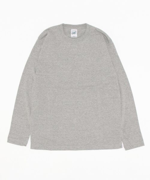 CROSS & STITCH(クロスステッチ)の「CROSS&STITCH / オープンエンド マックスウェイトロングスリーブTシャツ(リブ無し) / OE1210(Tシャツ/カットソー・レディース・ブラック/グレー/ネイビー/ホワイト・MEDIUM/LARGE/X-LARGE/SMALL)」の3枚目の写真