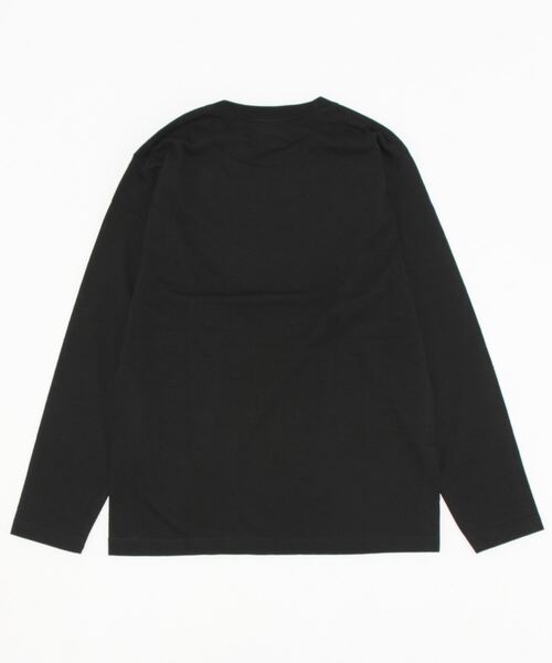 CROSS & STITCH(クロスステッチ)の「CROSS&STITCH / オープンエンド マックスウェイトロングスリーブTシャツ(リブ無し) / OE1210(Tシャツ/カットソー・レディース・ブラック/グレー/ネイビー/ホワイト・MEDIUM/LARGE/X-LARGE/SMALL)」の5枚目の写真