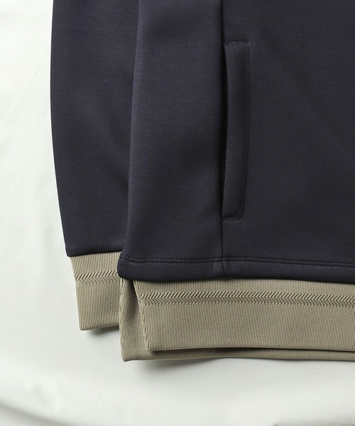 UNION STATION（ユニオンステーション）の「ハーフジッププルオーバースウェット（Tシャツ/カットソー・メンズ・オフホワイト/ネイビー・LL/L/M）」の8枚目の写真