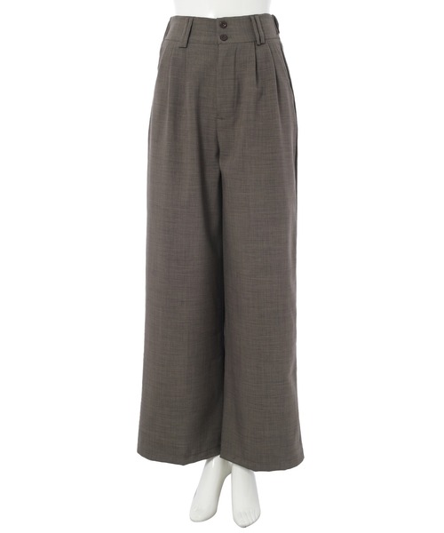 Edit Sheen（エディットシーン）の「ツータックワイドパンツ（その他パンツ・レディース・ブラック/モカ/ダークグレー・M）」の14枚目の写真