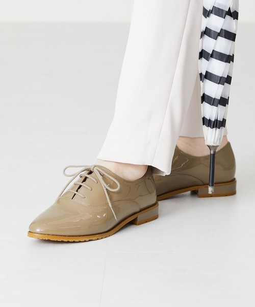 【セール】アーモンドトゥレースアップレインシューズ/R-1018（レインシューズ）｜ORiental TRaffic（オリエンタルトラフィック）