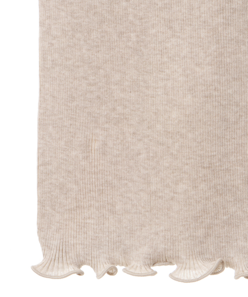 OSCALITO（オスカリート）の「Oscalito/リブタンクトップ3122（タンクトップ・レディース・ブラック/ベージュ/ホワイト・2）」の7枚目の写真