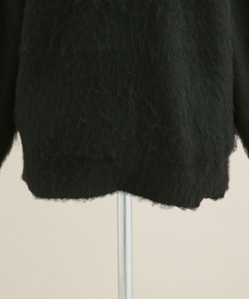 NANO universe(ナノユニバース)の「LB.04/シャギークルーネックニット(ニット/セーター・レディース・ブラック/ベージュ/ピンク・FREE)」の19枚目の写真