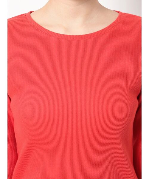 Ungrid（アングリッド）の「バックオープンフィットロングスリーブTee（Tシャツ/カットソー・レディース・オレンジ/アイボリー/ブラック・FREE）」の10枚目の写真