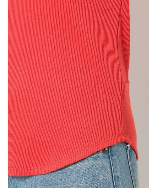 Ungrid（アングリッド）の「バックオープンフィットロングスリーブTee（Tシャツ/カットソー・レディース・オレンジ/アイボリー/ブラック・FREE）」の8枚目の写真