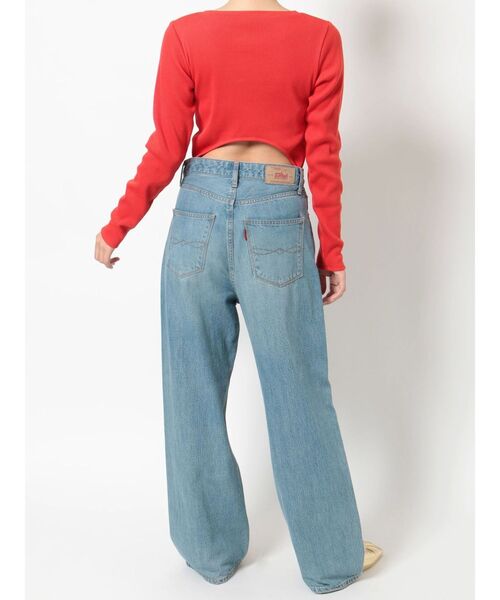 Ungrid（アングリッド）の「バックオープンフィットロングスリーブTee（Tシャツ/カットソー・レディース・オレンジ/アイボリー/ブラック・FREE）」の7枚目の写真