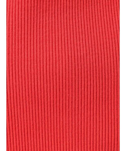 Ungrid（アングリッド）の「バックオープンフィットロングスリーブTee（Tシャツ/カットソー・レディース・オレンジ/アイボリー/ブラック・FREE）」の4枚目の写真