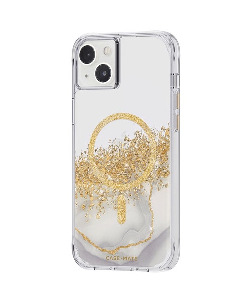 Case-Mate(ケースメイト)の「iPhone14Plus 6.7inch Case-Mate Karat Marble MagSafe対応・3.0m落下耐衝撃・抗菌・リサイクル素材(スマホケース/カバー・レディース・ブラック×ゴールド/ホワイト×ゴールド・ONE SIZE)」の7枚目の写真