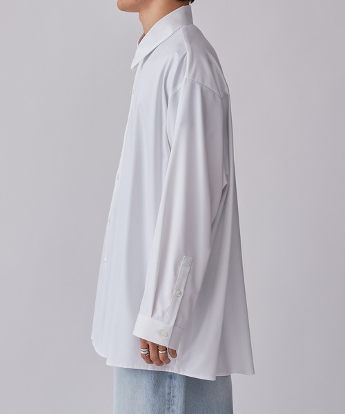 Lui's（ルイス）の「バンブーレーヨンエアリーシャツ（シャツ/ブラウス・メンズ・ホワイト/ブラック/ブルー・FREE）」の11枚目の写真