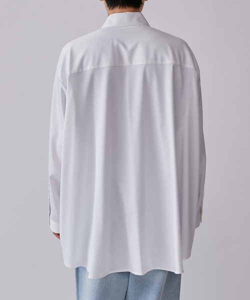 Lui's（ルイス）の「バンブーレーヨンエアリーシャツ（シャツ/ブラウス・メンズ・ホワイト/ブラック/ブルー・FREE）」の12枚目の写真