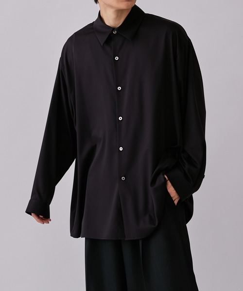 Lui's（ルイス）の「バンブーレーヨンエアリーシャツ（シャツ/ブラウス・メンズ・ホワイト/ブラック/ブルー・FREE）」の19枚目の写真