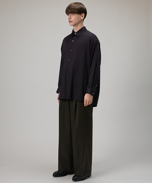 Lui's（ルイス）の「バンブーレーヨンエアリーシャツ（シャツ/ブラウス・メンズ・ホワイト/ブラック/ブルー・FREE）」の17枚目の写真