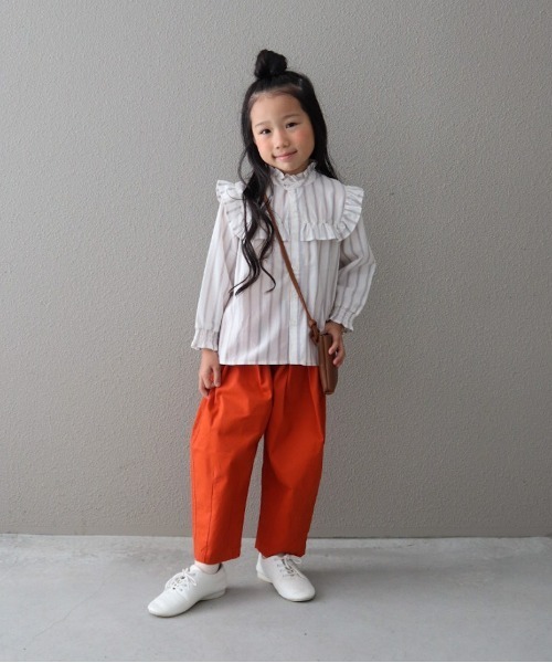 MAKE YOUR DAY（メイクユアデイ）の「バルーンパンツ■80～140cm（その他パンツ・キッズ・ベージュ/アイボリー/オレンジ・140/100/130/120/110/90/80）」の9枚目の写真