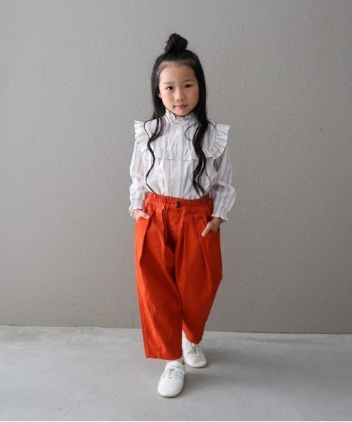 MAKE YOUR DAY（メイクユアデイ）の「バルーンパンツ■80～140cm（その他パンツ・キッズ・ベージュ/アイボリー/オレンジ・140/100/130/120/110/90/80）」の10枚目の写真