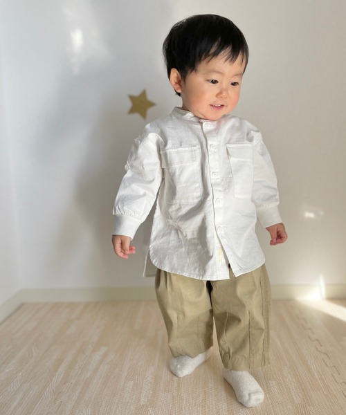 MAKE YOUR DAY（メイクユアデイ）の「バルーンパンツ■80～140cm（その他パンツ・キッズ・ベージュ/アイボリー/オレンジ・140/100/130/120/110/90/80）」の4枚目の写真