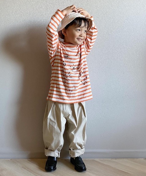 MAKE YOUR DAY（メイクユアデイ）の「バルーンパンツ■80～140cm（その他パンツ・キッズ・ベージュ/アイボリー/オレンジ・140/100/130/120/110/90/80）」の6枚目の写真