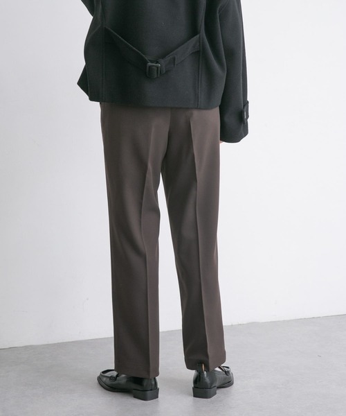 KBF（ケイビーエフ）の「フロントタックイージーパンツ（その他パンツ・レディース・グレー/ベージュ/ダークブラウン・ONE）」の11枚目の写真