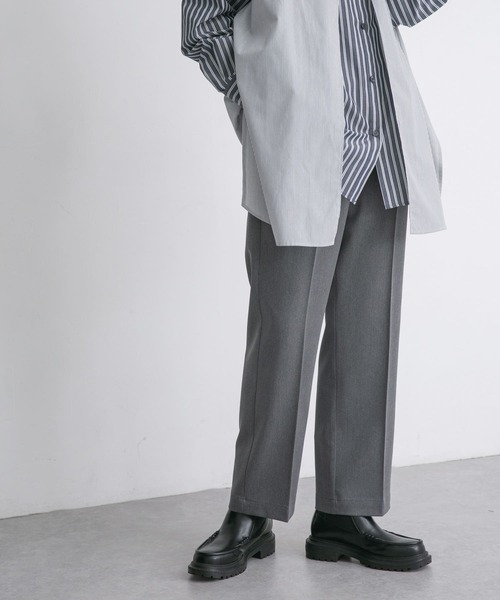 KBF（ケイビーエフ）の「フロントタックイージーパンツ（その他パンツ・レディース・グレー/ベージュ/ダークブラウン・ONE）」の17枚目の写真