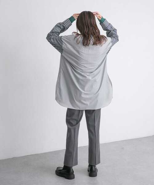 KBF（ケイビーエフ）の「フロントタックイージーパンツ（その他パンツ・レディース・グレー/ベージュ/ダークブラウン・ONE）」の22枚目の写真