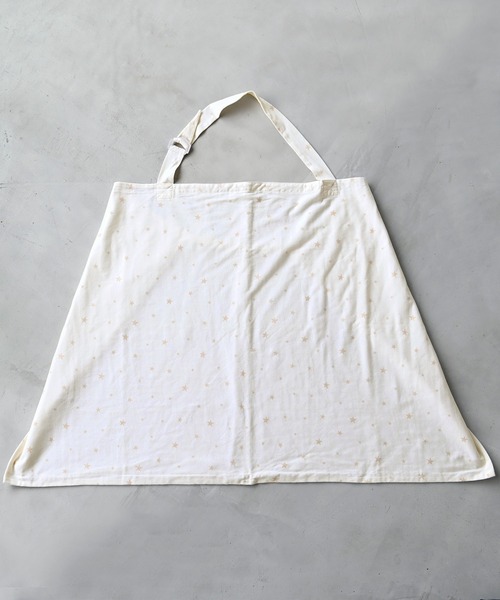 PUPPAPUPO（プッパプーポ）の「授乳ケープ ポーチ付き 【天竺ニット】×【ガーゼ】（授乳ケープ/授乳クッション・レディース・アイボリー/ベージュ/グリーン系その他/グレー/チャコール/ホワイト系その他/ベージュ系その他/ホワイト×ピンク・FREE）」の10枚目の写真