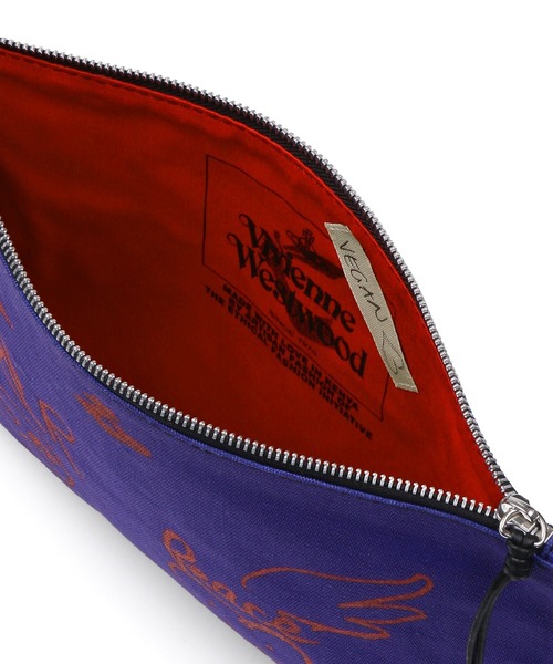 Vivienne Westwood MAN（ヴィヴィアンウエストウッドマン）の「“WOODSTOCK” ポーチ【109613 440317】（クラッチバッグ・メンズ・ブルー系その他・FREE）」の4枚目の写真