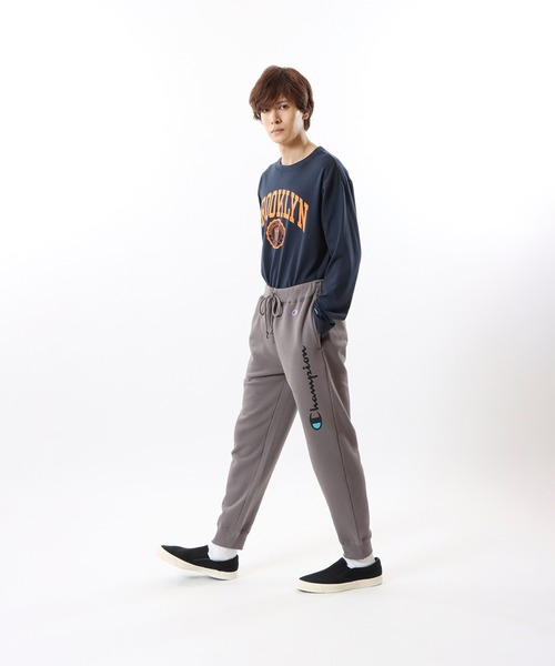 Champion(チャンピオン)の「【Champion/チャンピオン】メンズ ベーシック ロングパンツ(その他パンツ・メンズ・グレー/チャコール/ホワイト/ブラック/ネイビー・MEDIUM/LARGE/X-LARGE)」の8枚目の写真
