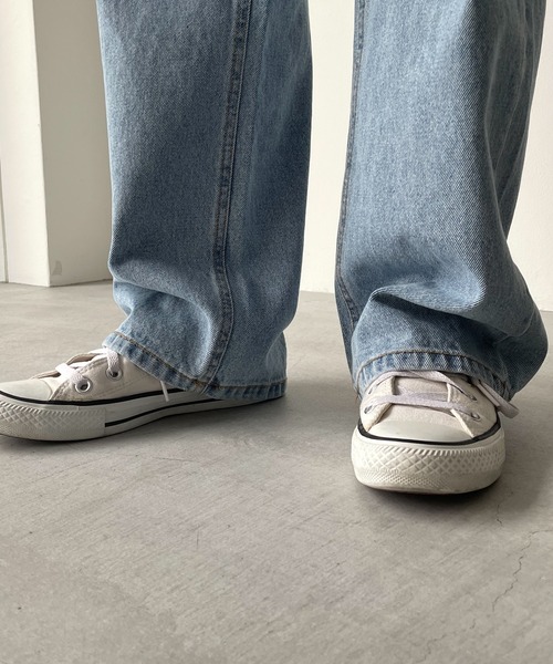 Elmar(エルマール)ルーズストレートデニムパンツ