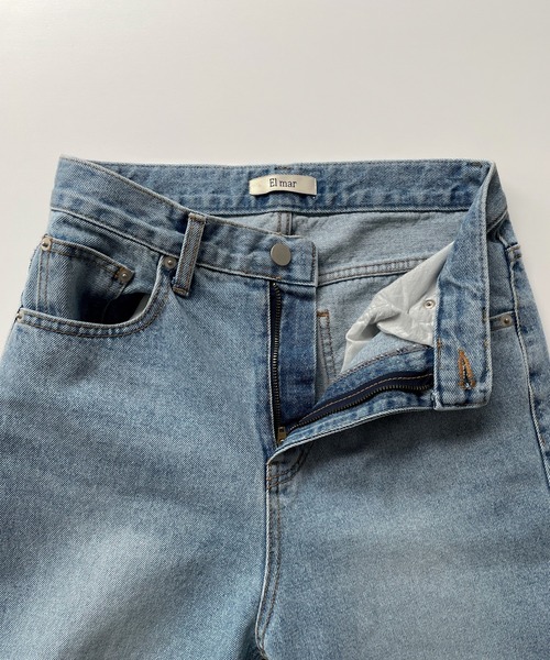 Elmar(エルマール)ルーズストレートデニムパンツ