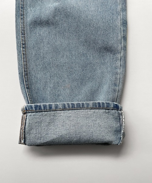 Elmar(エルマール)ルーズストレートデニムパンツ