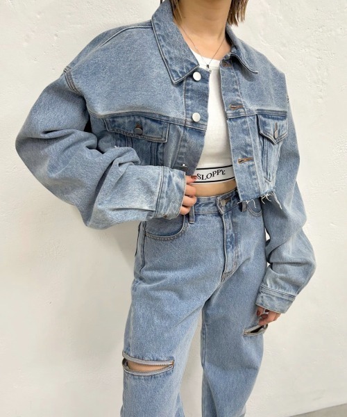 WHO'S WHO gallery（フーズフーギャラリー）の「【SLOPPY/スロッピー】ラインゴムトップス（Tシャツ/カットソー・レディース・ライトグレー/ブラック/ホワイト/ブラック系その他・FREE）」の16枚目の写真