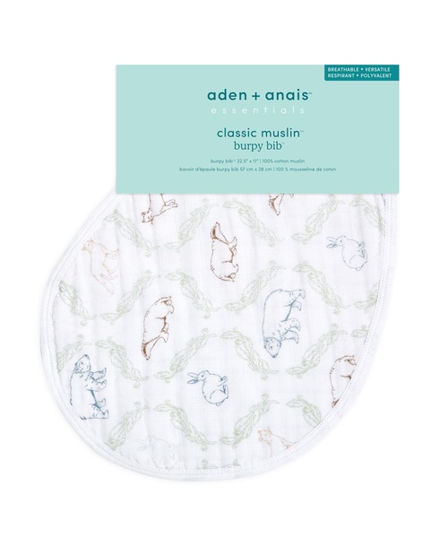 aden + anais essentials(エイデンアンドアネイエッセンシャルズ)の「モスリンバーピービブ1枚入り ハーモニー EBBC10024 harmony-folk forest(スタイ/よだれかけ・キッズ・モスグリーン・FREE)」の2枚目の写真