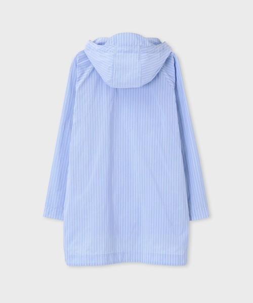 Paul Smith(ポールスミス)の「エアリーストライプ アノラックパーカ / 133113 103Y(ブルゾン・メンズ・ライトブルー・MEDIUM/LARGE/SMALL/X-LARGE)」の4枚目の写真